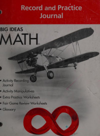 Holt McDougal — Big Ideas Math: Common Core Record and Practice Journal Red