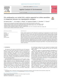 M. Romero-Sáez & A.B. Dongil & N. Benito & R. Espinoza-González & N. Escalona & F. Gracia — CO2 methanation over nickel-ZrO2 catalyst supported on carbon nanotubes_ A comparison between two impregnation strategies