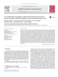 Emanuela Negro & Alessandro H.A. Monteverde Videla & Vincenzo Baglio & Antonino S. Aricò & Stefania Specchia & Ger J.M. Koper — Fe–N supported on graphitic carbon nano-networks grown from cobalt as oxygen reduction catalysts for low-temperature fuel cells