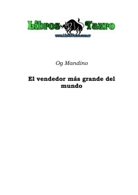 Unknown — Microsoft Word - Mandino, Og - El vendedor mas grande del mundo