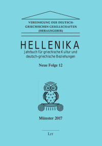 Cay — Hellenika. Jahrbuch für griechische Kultur und Deutsch-Griechische Beziehungen