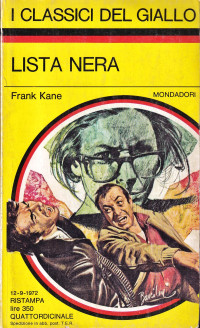 Frank Kane [Kane, Frank] — Lista nera