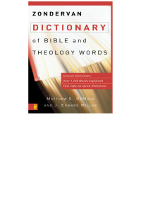 Matthew S. DeMoss — Zondervan Dictionary of Bible and Theology Words