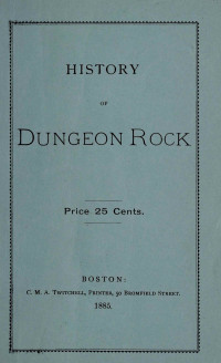 Gutenberg — Dungeon rock; or, the pirate's cave, at Lynn