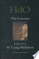 Craig Melchert — The Luwians