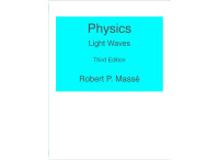 Robert P. Masse — Physics. Light Waves 3ed 2023