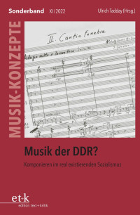 Ulrich Tadday — Musik der DDR ?