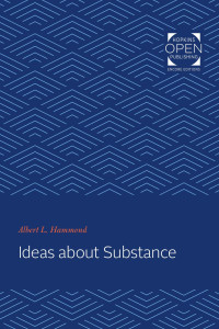 Albert L. Hammond — Ideas about Substance