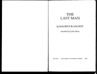 Maurice Blanchot — Last Man