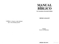Henry H. Halley — Manual Bíblico