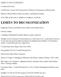 Penelope Anthias — Limits to Decolonization