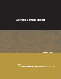 Stephen Parker — Datos de la lengua iñapari