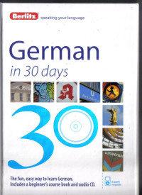 Berlitz Berlitz Publishing — German in 30 Days