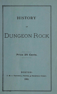 Anonymous — Dungeon rock; or, the pirate's cave, at Lynn.