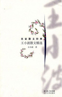 王小波 — 王小波散文精选 (名家散文经典)