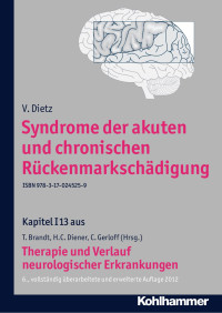 V. Dietz — Syndrome der akuten und chronischen Rückenmarkschädigung