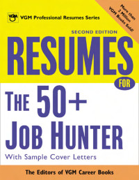 VGM Career Books — Resumes for the 50+ Job Hunter, 2nd Ed.