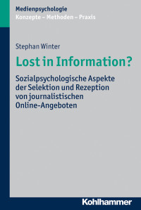 Stephan Winter; — Lost in Information?