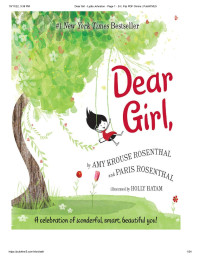 Amy Krouse Rosenthal — Dear Girl 