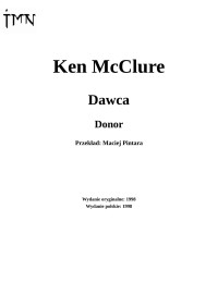 Unknown — Dawca - Ken McClure