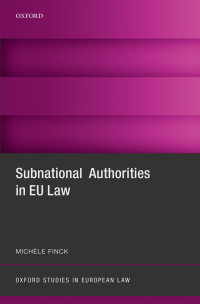 Michèle Finck — Subnational Authorities in EU Law