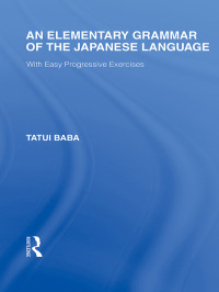 Baba, Tatsui — An Elementary Grammar of the Japanese Language