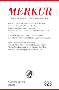 Christian Demand; — MERKUR Gegrndet 1947 als Deutsche Zeitschrift für europisches Denken - 2018-03