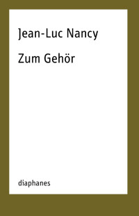 Jean-Luc Nancy; — Zum Gehr