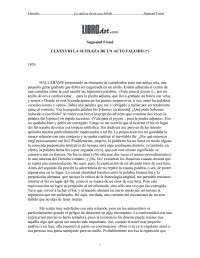 Rene Contreras [Contreras, Rene] — Microsoft Word - Sutileza De Un Acto Fallido.doc