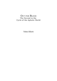 Tobin Elliott — Out For Blood