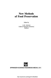 G. W. Gould — New Methods of Food Preservation 1995