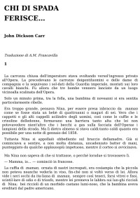John Dickson Carr — Chi di spada ferisce