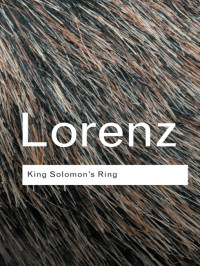 Lorenz, Konrad — King Solomon's Ring