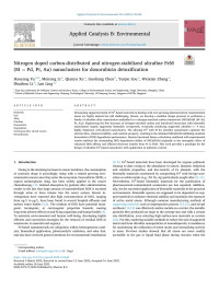 Haoyang Fu — Nitrogen doped carbon-distributed and nitrogen-stabilized ultrafine FeM (M = Pd, Pt, Au) nanoclusters for doxorubicin detoxification