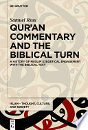 Samuel Ross — Qur’an Commentary and the Biblical Turn