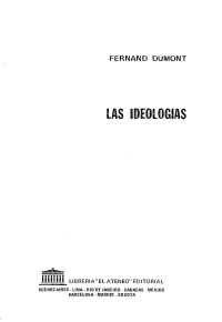 ganz1912 — DUMONT, FERNAND - Las Ideologías [por Ganz1912]