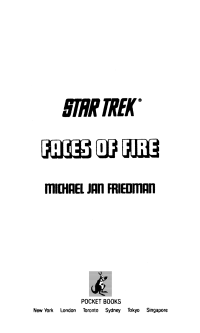 Michael Jan Friedman; — Faces of Fire