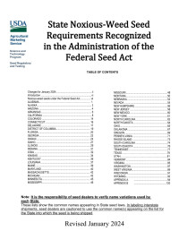 Peter Wood - AMS — All States Noxious Weed Seed List 2024