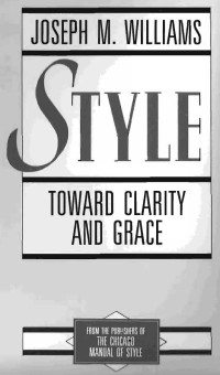 Joseph Williams — Style - Towards Clarity And Grace