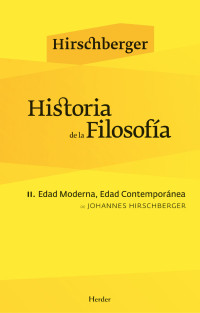 Johannes Hirschberger — Historia de la filosofía II