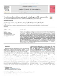 Yang Huang & Xuening Song & Jun Deng & Chenyang Zha & Wenjing Huang & Yunling Wu & Yanguang Li — Ultra-dispersed molybdenum phosphide and phosphosulfide nanoparticles on hierarchical carbonaceous scaffolds for hydrogen evolution electrocatalysis