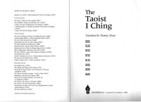 Thomas Cleary — The Taoist I Ching