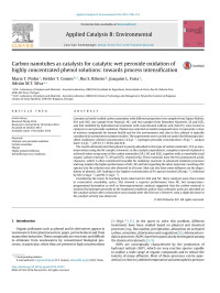 Maria T. Pinho & Helder T. Gomes & Rui S. Ribeiro & Joaquim L. Faria & Adrián M.T. Silva — Carbon nanotubes as catalysts for catalytic wet peroxide oxidation of highly concentrated phenol solutions: towards process intensification