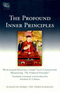 Rangjung Dorje, Jamgon Kongtrul Lodro Taye, Elizabeth M. Callaha - — The Profound Inner Principles - With Jamgon Kongtrul Lodro Taye's Commentary Illuminating _The Profound Principles