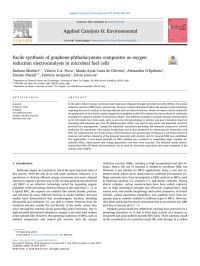 Barbara Mecheri & Valerio C.A. Ficca & Maida Aysla Costa de Oliveira & Alessandra D’Epifanio & Ernesto Placidi & Fabrizio Arciprete & Silvia Licoccia — Facile synthesis of graphene-phthalocyanine composites as oxygen reduction electrocatalysts in microbial fuel cells