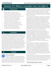 LitCharts — Sonnet 19 When I Consider How My Light Is Spent on His Blindness - Literature Study Guide (LitCharts).pdf