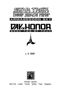 L.A. Graf; — Star Trek: Deep Space Nine: Day of Honor #2: Armageddon Sky