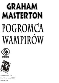 Pogromca wampirów — Graham Masterton