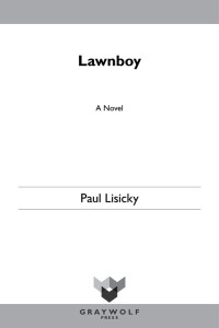 Paul Lisicky — Lawnboy