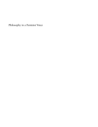 Janet A. Kourany — Philosophy in a Feminist Voice: Critiques and Reconstructions